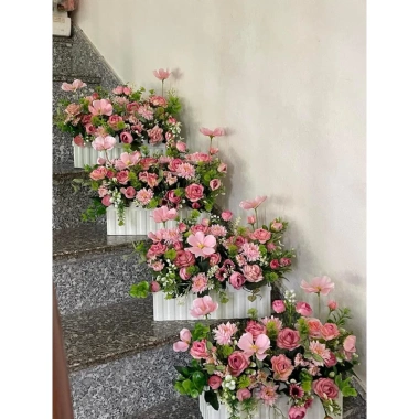 Chậu nhựa hàng rào tre trồng cây hoa giá rẻ, giảm còn 12.999₫ – Độ bền cao, nhẹ