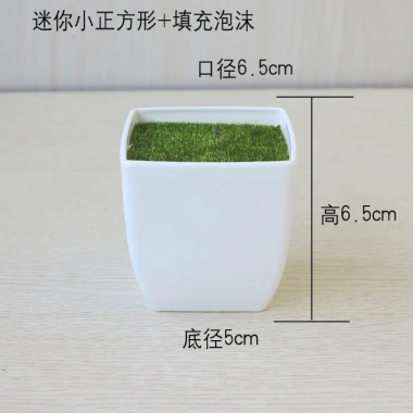 Chậu nhựa xốp cỏ xanh đa cỡ S605 - Dễ cắm hoa giả, làm hoa handmade, giá 13.780₫