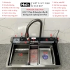 Chậu Rửa Bát 1 Hố Inox 304 HATO Thông Minh, Phụ Kiện Đầy Đủ, Chống Gỉ, Dễ Lắp Đặt 9
