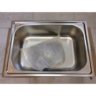 Chậu rửa bát 1 hố size lớn tặng bộ xả 52x38x20 - Giá ưu đãi 393.000₫