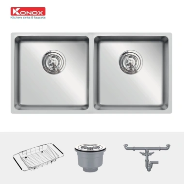 Chậu Rửa Bát Đá Granite Konox Vigo 8.644 – Chống Bám Bẩn, Chịu Nhiệt, Bền Đẹp, 11.670.500 VND