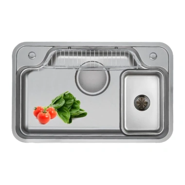 Chậu rửa bát GrandX GX7.548JP Inox SUS 304 Cao Cấp - Bền Đẹp, Dễ Vệ Sinh, Giá ưu đãi 6,103,084 VND 4