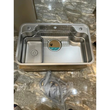 Chậu rửa bát GrandX GX7.548JP Inox SUS 304 Cao Cấp - Bền Đẹp, Dễ Vệ Sinh, Giá ưu đãi 6,103,084 VND 5