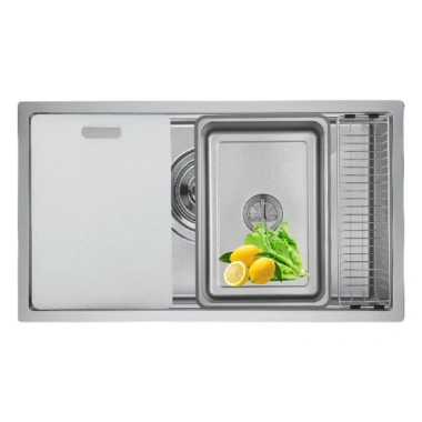 Chậu rửa bát GrandX GX7.845JP - Thiết kế gọn gàng hiện đại bền đẹp, giá chỉ 5.888.787đ