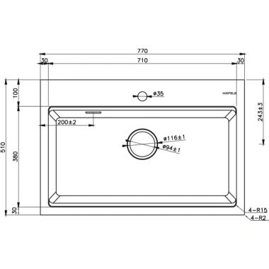 Chậu rửa bát Hafele HS22-GEN1S90M xám Inox 304 cao cấp – chống trầy xước, chịu nhiệt tốt, giảm 21%