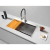Chậu rửa bát Hafele HS24-SSN1S-8.650 - Tặng rây kim loại, Bảo hành 3 năm, Giá ưu đãi 5.388.760₫ 4
