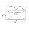 Chậu rửa bát Hafele HS24-SSN1S-8.650 - Tặng rây kim loại, Bảo hành 3 năm, Giá ưu đãi 5.388.760₫ 7