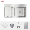 Chậu rửa bát inox Konox KN8.651TD - Đa năng, dễ lắp đặt, giá ưu đãi 8.89 triệu 7