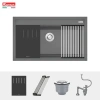 Chậu Rửa Bát Konox 860S Granite - Chống Trầy, Chống Ồn, Dễ Lắp Đặt 8
