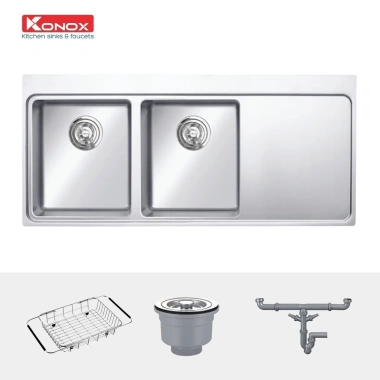 Chậu rửa bát Konox Granite Miro 1.160, hiện đại, bền bỉ, giá 13,277,000₫ 3