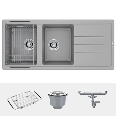 Chậu Rửa Bát Konox Granite Phoenix 1.160 - Chống Bám Bẩn, Bền Đẹp, Giá Ưu Đãi 13.990.000 VND 6