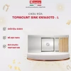 Chậu Rửa Bát Konox KN11.650TD Topmount – Thoát Nước Nhanh, Dễ Vệ Sinh, Giá 11,760,000đ
