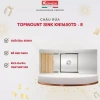 Chậu Rửa Bát Konox KN11.650TD Topmount – Thoát Nước Nhanh, Dễ Vệ Sinh, Giá 11,760,000đ 2