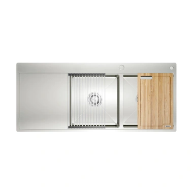 Chậu Rửa Bát Konox KN11.650TD Topmount – Thoát Nước Nhanh, Dễ Vệ Sinh, Giá 11,760,000đ 6
