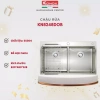 Chậu Rửa Bát Konox KN8.248DOB Inox 304 - Chống Xước, Thoát Nhanh, Giá 7.86 Triệu