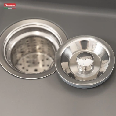 Chậu rửa bát Konox Naros 760S Granite cao cấp - Hiện đại, giá 12,570,000 VND 6 Chậu rửa bát Konox Naros 760S Granite cao cấp - Hiện đại, giá 12,570,000 VND 6
