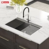 Chậu rửa bát Konox Terra 860S Granite - Bền màu, chính hãng, ưu đãi đặc biệt 3