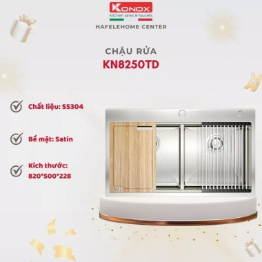 Chậu Rửa Bát Konox Topmount KN8.250TD Chống Ồn Bền Đẹp Giá Ưu Đãi 10,160,000₫