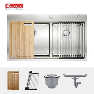 Chậu Rửa Bát Konox Topmount KN8.250TD Chống Ồn Bền Đẹp Giá Ưu Đãi 10,160,000₫