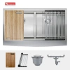 Chậu rửa bát Konox Workstation Apron Sink KN8.751DA - Thiết kế hiện đại, đa tiện ích, giá ưu đãi 12,850,000₫ 5