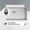 Chậu rửa chén Hafele Inox 1 hố HS24-SSN1S-7.644 - Bảo hành 3 năm, tặng rây kim loại 3