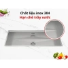 Chậu rửa chén Hafele Inox 1 hố HS24-SSN1S-7.644 - Bảo hành 3 năm, tặng rây kim loại 4