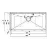 Chậu rửa chén inox Hafele 1 hố HS24-SSN1S-8.644 - Chịu nhiệt, dễ lau, phù hợp mọi bếp 7