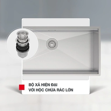 Chậu rửa chén inox Hafele 1 hố HS24-SSN1S-8.644 - Chịu nhiệt, dễ lau, phù hợp mọi bếp 8 Chậu rửa chén inox Hafele 1 hố HS24-SSN1S-8.644 - Chịu nhiệt, dễ lau, phù hợp mọi bếp 8