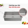 Chậu rửa chén inox Hafele HS24-SSN1S-760 - Bền bỉ, dễ vệ sinh, chỉ 3.46 tr 5