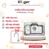 Chậu rửa chén Kluger KT8.050SL Plus rộng sâu đẹp chống ồn bảo hành 10 năm tặng vòng rửa