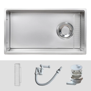 Chậu rửa chén Kluger KY8.045FS – Bảo hành 10 năm, tặng vòng rửa, sang trọng, 6.89 triệu