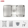 Chậu Rửa Chén Konox Dekor KN8.146SU - Inox Cao Cấp, Lắp Âm Bàn, Chỉ 7.46 Triệu 8