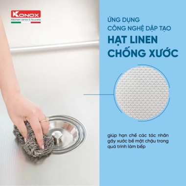 Chậu Rửa Chén Konox Dekor KN8.248SO - Chống Bám Bẩn, Dễ Lau, Giá 6,950,000₫ 5