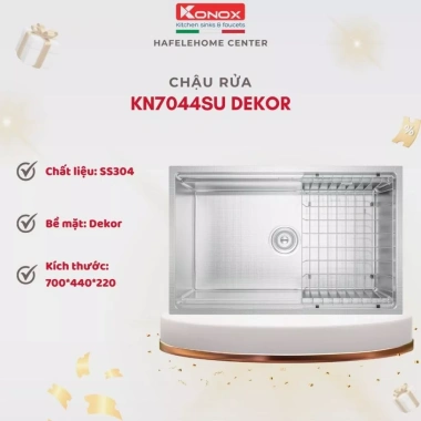 Chậu Rửa Chén Konox KN7.044SU Dekor - Bền Đẹp, Giá Ưu Đãi 6.520.000 VND
