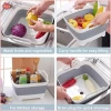Chậu rửa rau củ nhựa gập 9L N và X – có phích thoát nước, bảo quản bát đĩa, rửa trái cây, Buet ướp lạnh – 173.910₫ 5
