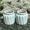 Chậu Sen Đá Gốm Tráng Men Dáng Khía Cute 9cm Cao 7cm Miệng Nhiều Màu Giá 38.000₫ 3
