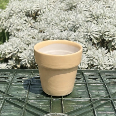 Chậu Sen Đá Mini Hình Trụ Pastel 7cm Gốm Tráng Men Decor Bàn Làm Việc Giá ưu đãi 22.000đ
