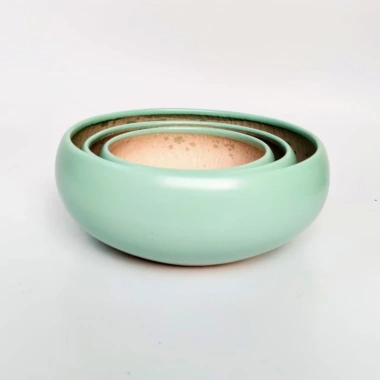 Chậu sứ Ang Bò cong tiểu cảnh để bàn - Thiết kế xinh xắn, giá ưu đãi 38.500 đồng