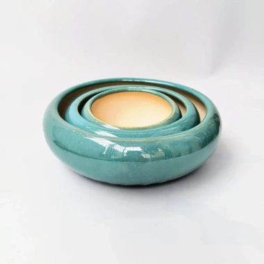 Chậu sứ Ang Bò cong tiểu cảnh để bàn - Thiết kế xinh xắn, giá ưu đãi 38.500 đồng