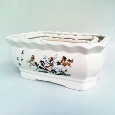 Chậu sứ Bát Tràng hình chữ nhật lớn, trồng cây nội thất, văn phòng đẹp 109.000₫ 6