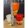 Chậu sứ hình cúp hoa 2 màu đỏ-xám, men bóng trơn, ĐK 12cm, cao 13cm - Giá ưu đãi 90.000 VND 8
