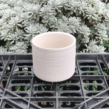 Chậu trồng sen đá Trụ Tròn H7,5×M7cm sứ Bát Tràng - Mini cho sen, xương rồng, tiểu cảnh, giá chỉ 28.000₫ 6