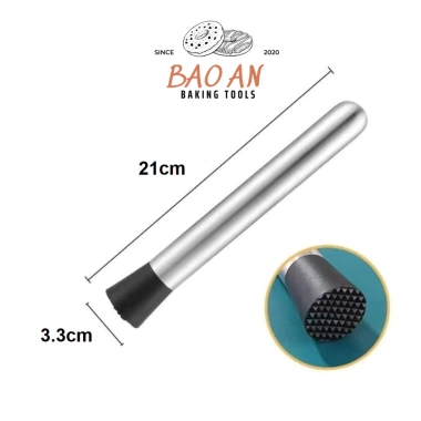 Chày Bar dầm pha chế cocktail inox 304 - Thiết kế bền bỉ, giá chỉ 24.500₫