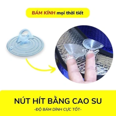 Che nắng kính ô tô dạng miếng phủ bạc hình tròn 25.000, bảo vệ kính lái & sau 5 Che nắng kính ô tô dạng miếng phủ bạc hình tròn 25.000, bảo vệ kính lái & sau 5