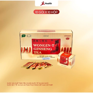 Chè Sâm Wongin-T 3g - Hỗ Trợ Ngủ Ngon, Thanh Lọc, Bồi Bổ Cơ Thể, 100 Gói 120k