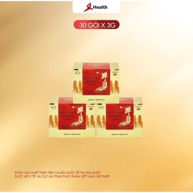 Chè Sâm Wongin-T 3g - Hỗ Trợ Ngủ Ngon, Thanh Lọc, Bồi Bổ Cơ Thể, 100 Gói 120k