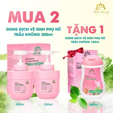 Che Tên + 1 Mask 2 Chai Dung Dịch Trầu Khô 300ml + Chai 180ml Thẻ Bảo Hành - 270k