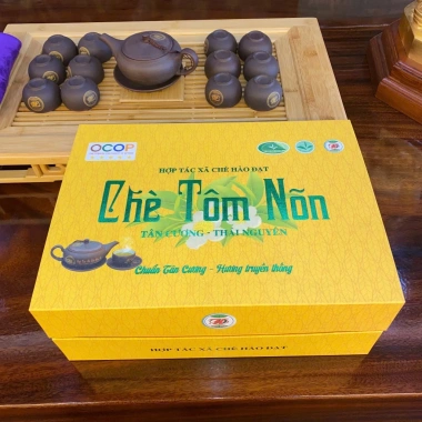 Chè tôm nõn hộp kim HTX Chè Hảo Đạt Thái Nguyên - Giá ưu đãi 1,300,000đ