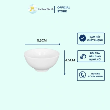 Chén Chấm B.c 3 Ohio và Bát Mắm Sứ Cao Cấp - Bền Đẹp, Giá Chỉ 14.000 tại Mta-Mart