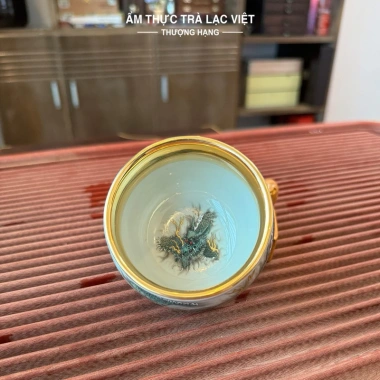 Chén Chủ Thanh Long Thiếp Mạ Vàng 150ml - Giá ưu đãi 199.000đ, giảm hơn 40k